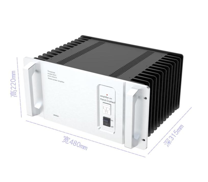SA3 50W Class A Amplifier DIY Chassis Aluminum Case DIY Enclosure HIFI Audio Install housing with heatsink