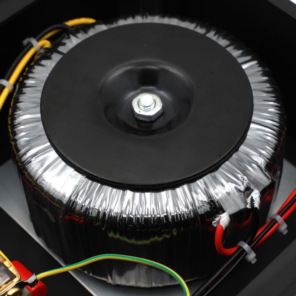 -500VA Toroidal 500W Balanced Isolation Transformer AC Isolated Power Processor With 4 Power Sockets