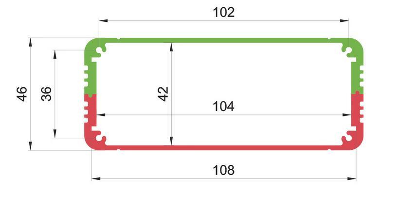 BZ1105 All-Aluminum Mini Amplifier Case Linear Power Chassis DIY Audio Preamp Housing