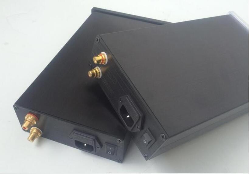 1506 Full Aluminum Chassis amplifier Chassis Mini Amp Enclosure Case Black / Silver