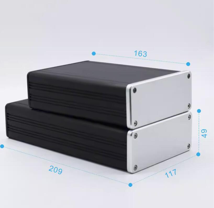 BZ1105 All-Aluminum Mini Amplifier Case Linear Power Chassis DIY Audio Preamp Housing