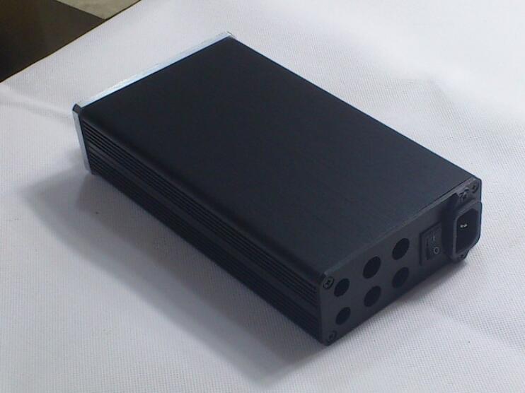 Full aluminum DIY 1105 power amplifier chassis mini desktop AMP enclosure hifi box