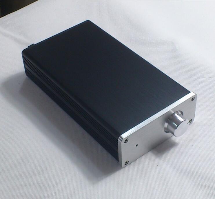 Full aluminum DIY 1105 power amplifier chassis mini desktop AMP enclosure hifi box