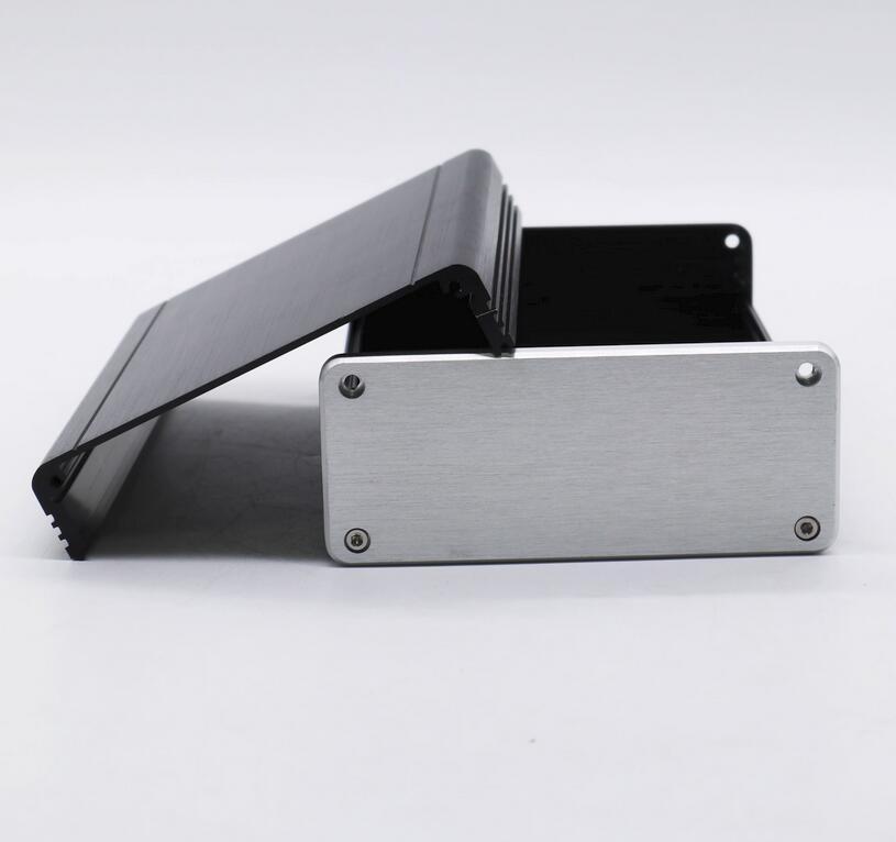 BZ1105 All-Aluminum Mini Amplifier Case Linear Power Chassis DIY Audio Preamp Housing