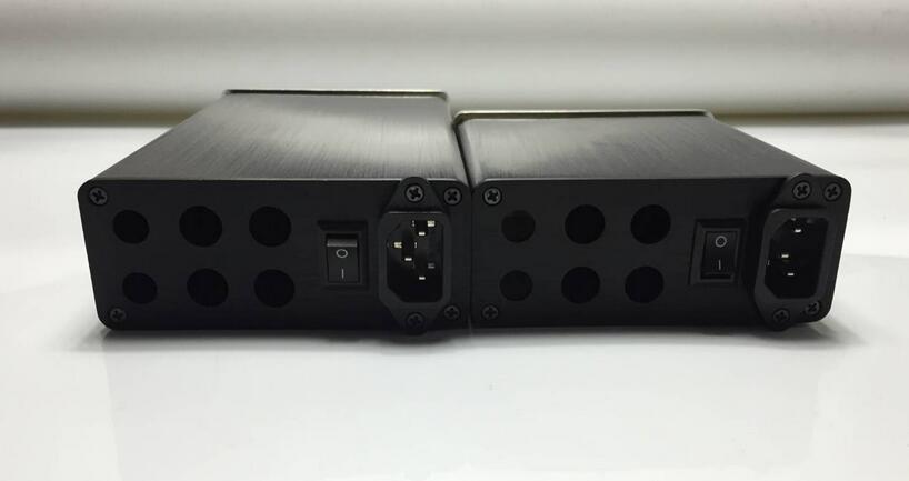 Full aluminum DIY 1105 power amplifier chassis mini desktop AMP enclosure hifi box