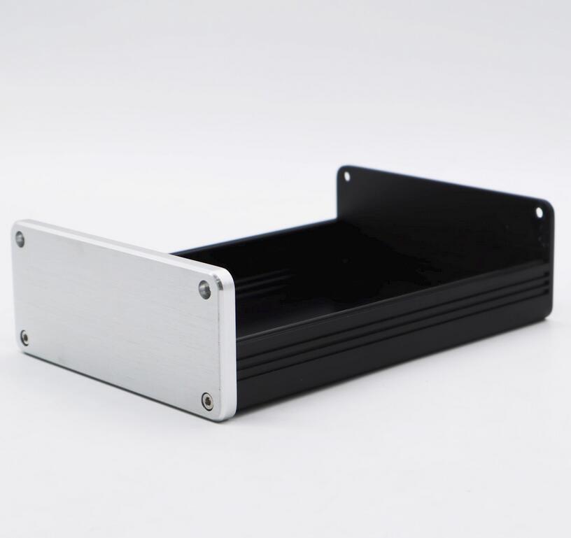 BZ1105 All-Aluminum Mini Amplifier Case Linear Power Chassis DIY Audio Preamp Housing