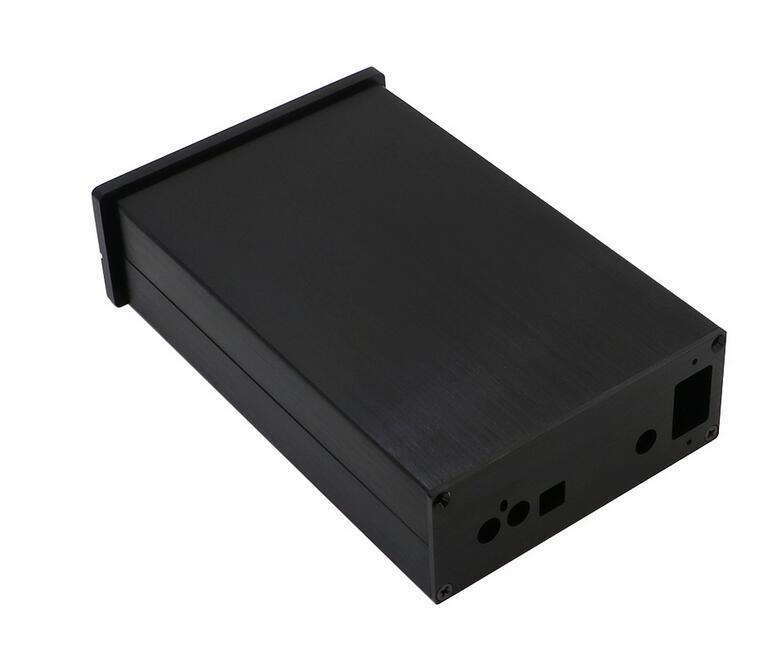 Full aluminum chassis 1506DAC black / silver dac enclosure decoder box 155 x60 x241MM
