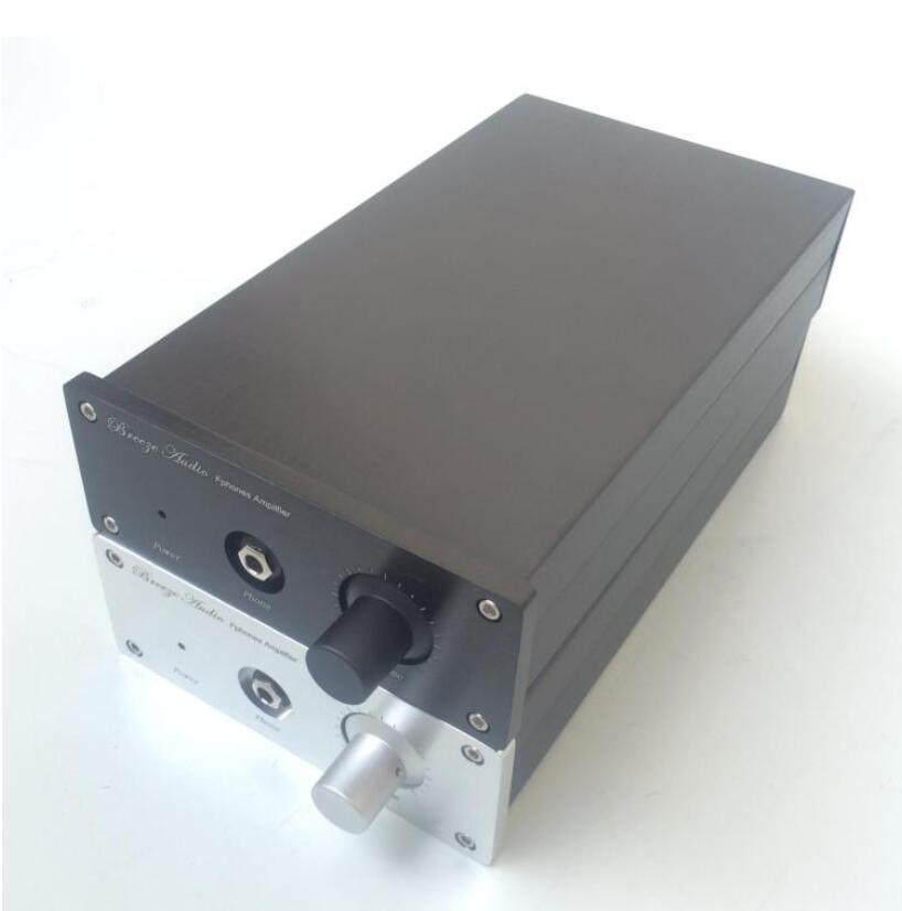 1506 Full Aluminum Chassis amplifier Chassis Mini Amp Enclosure Case Black / Silver