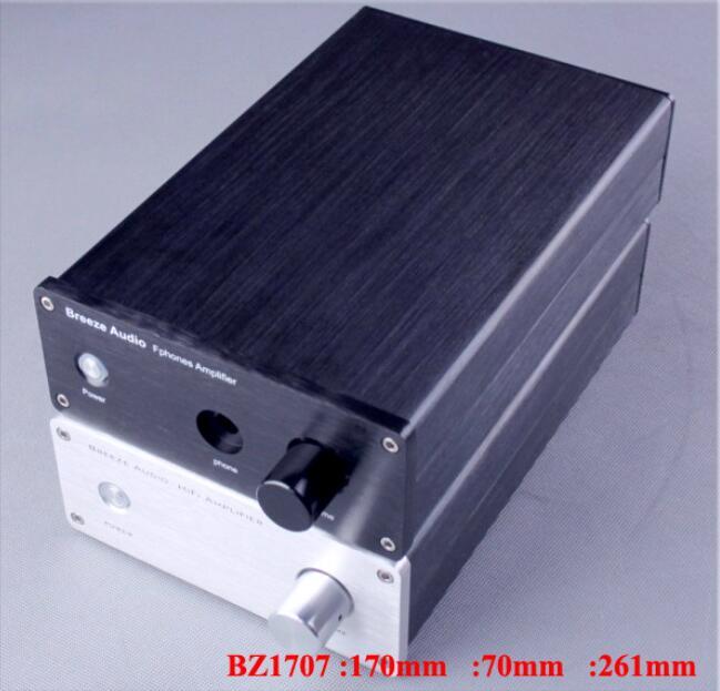1707 Full aluminum DIY headphone chassis mini power AMP enclosure HIFI preamp box