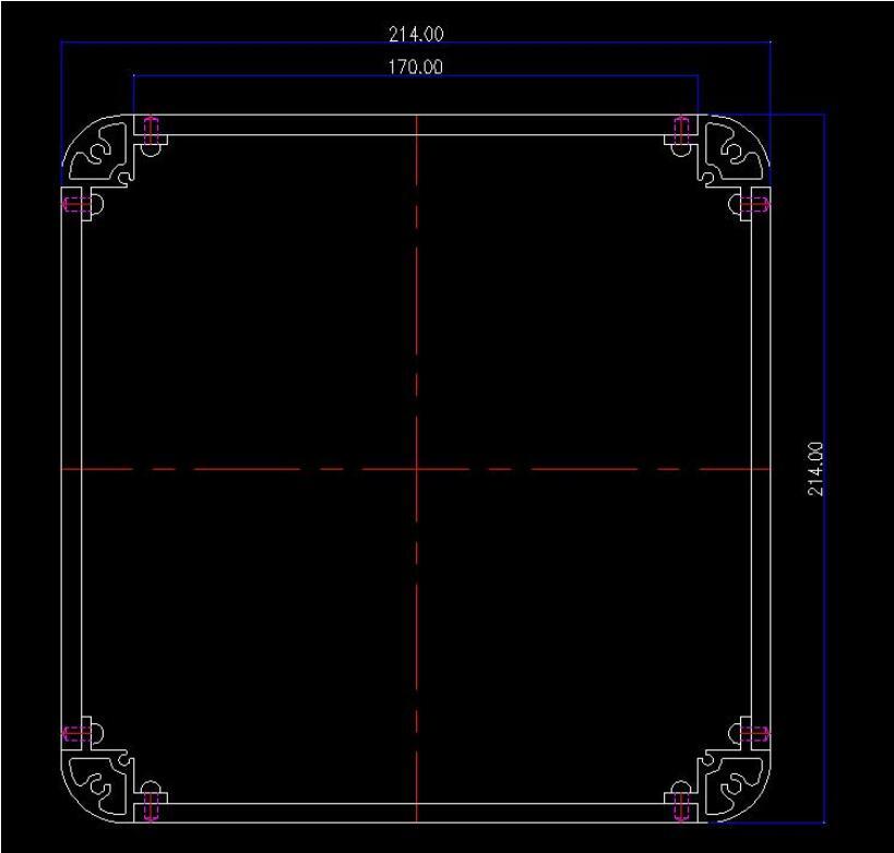 BZ2205R Full aluminum enclosure Power amplifier chassis/hifi DIY Preamp box /DAC Decoder case