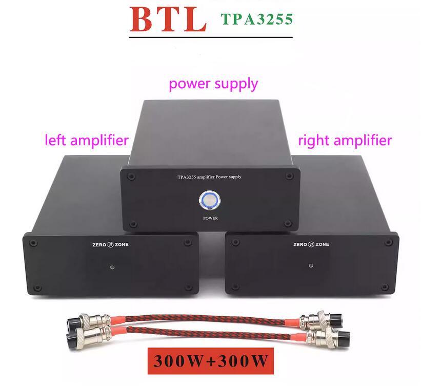 300W+300W TPA3255 hifi Class D Split Type Digital Power Amplifier With XLR Or RCA Input
