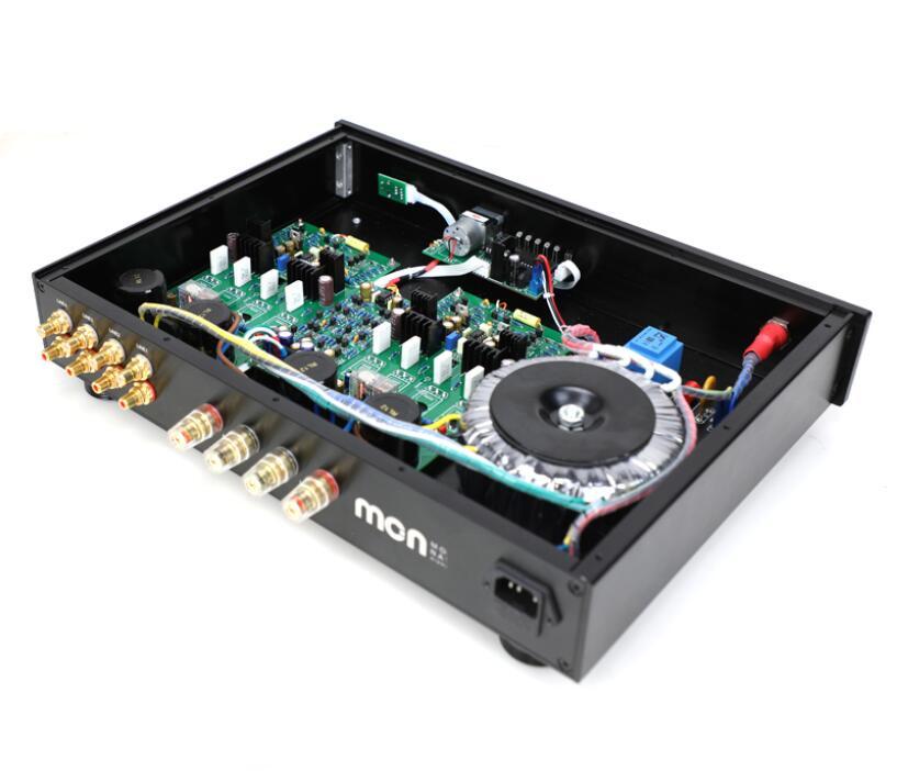 HIFI Remote C3850+E350 Preamplifier+Power Amplifier Integrated Amplifier Base On Accuphase Circuit 75W+75W