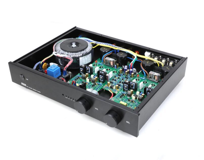 HIFI Remote C3850+E350 Preamplifier+Power Amplifier Integrated Amplifier Base On Accuphase Circuit 75W+75W
