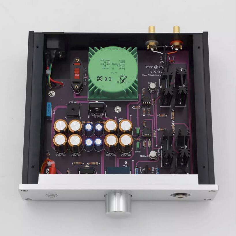NX03 HIFI OPA2134PA Class A Headphone Amplifier Base On RudiStor NX-03 Amp Circuit