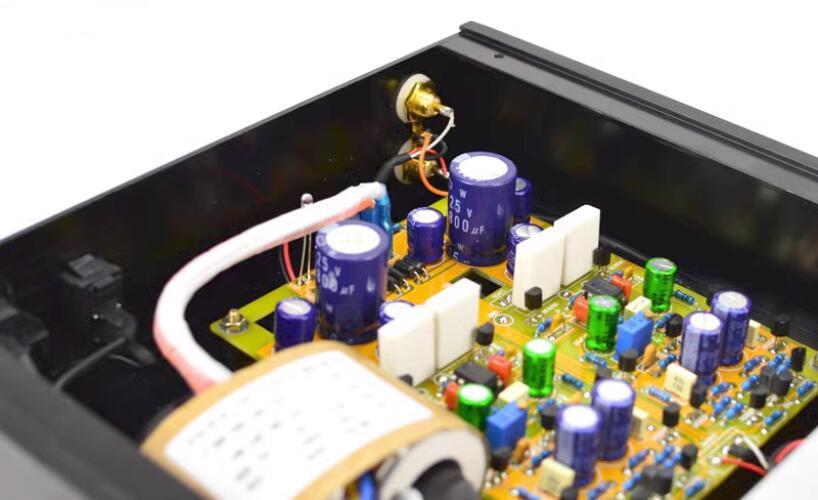 HV11 Class A Fully Discrete Non-feedback Pure Straight Couple Headphone Amplifier Reference CKII Amp circuit With protection