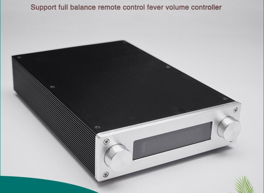 Assembled Balanced Remote Control Volume Controller RCA XLR Relay Motor Potentiometer Electronic Volume VFD LED Display