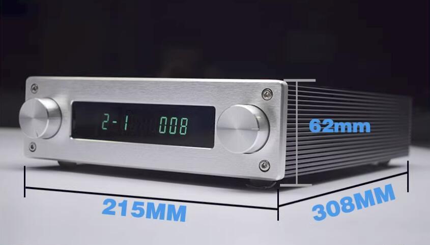 Assembled Balanced Remote Control Volume Controller RCA XLR Relay Motor Potentiometer Electronic Volume VFD LED Display