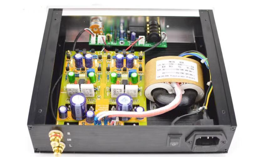 HV11 Class A Fully Discrete Non-feedback Pure Straight Couple Headphone Amplifier Reference CKII Amp circuit With protection