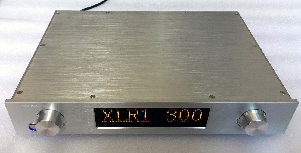 Balanced passive Remote control preamplifier volume controller RCA XLR input preamp 4 road input LED display