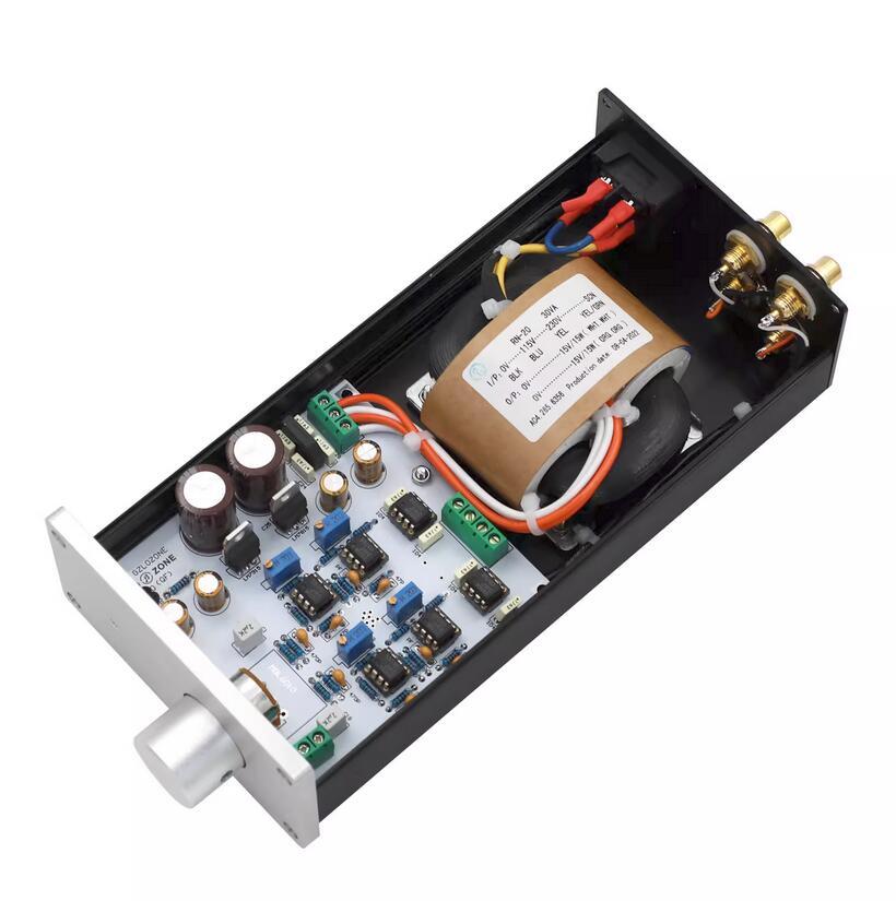 Finished MINI 6010 JRC5534D hifi Preamplifier Base on MBL6010D Preamp circuit