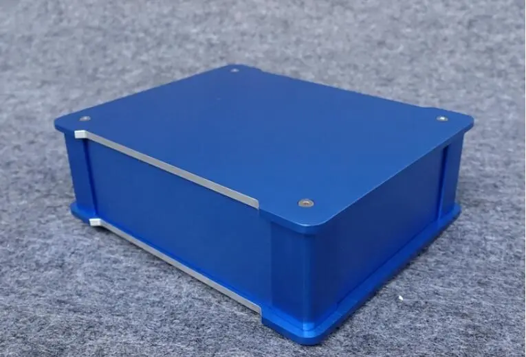 Charm blue all-aluminum power amplifier chassis, decoder chassis amp ...