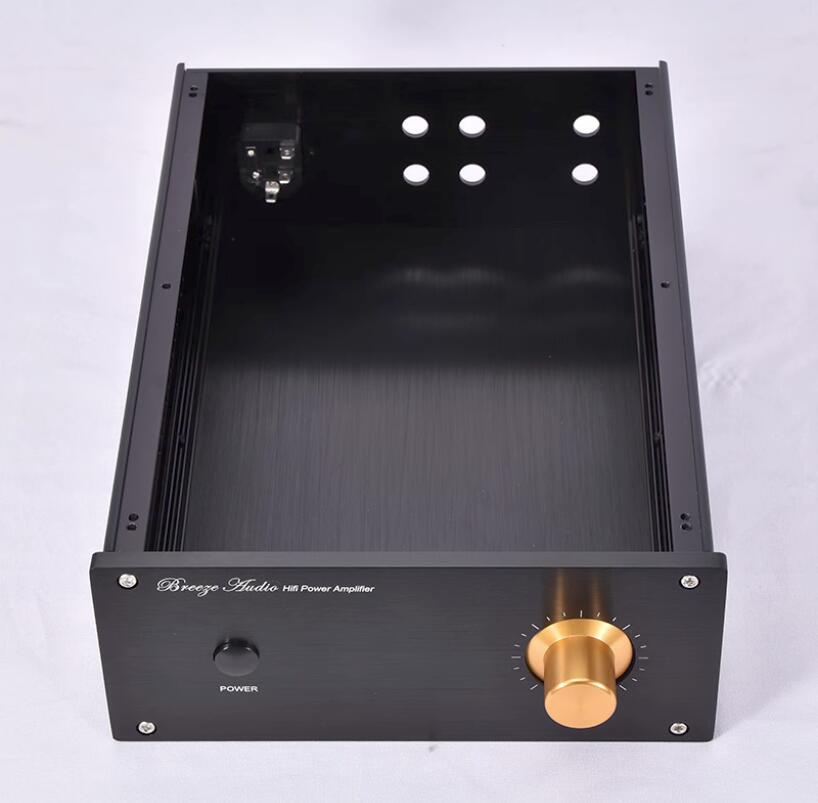 JC229 All Aluminum Power Amplifier Chassis Pre-Amp Enclosure Audio Amp Case DIY Box 220MM*90MM2311MM