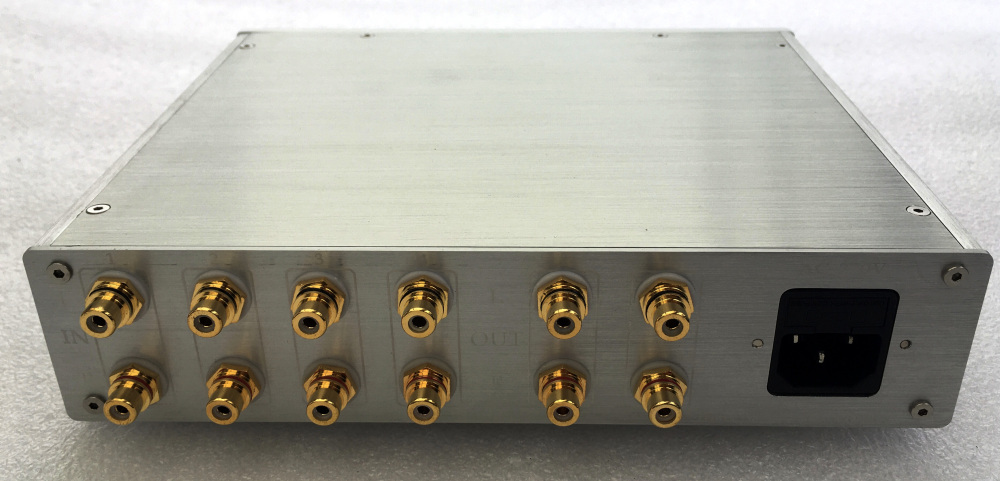 Latest arrival RCA passive preamplifier  with remote control relay volume control power amplifier DIy with 4 RCA inputs