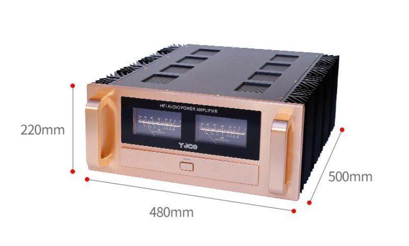 A65 Fully balanced pure Class A Metal encapsulated transistor 130W+130W HIFI amplifier Reference Accuphase circuit