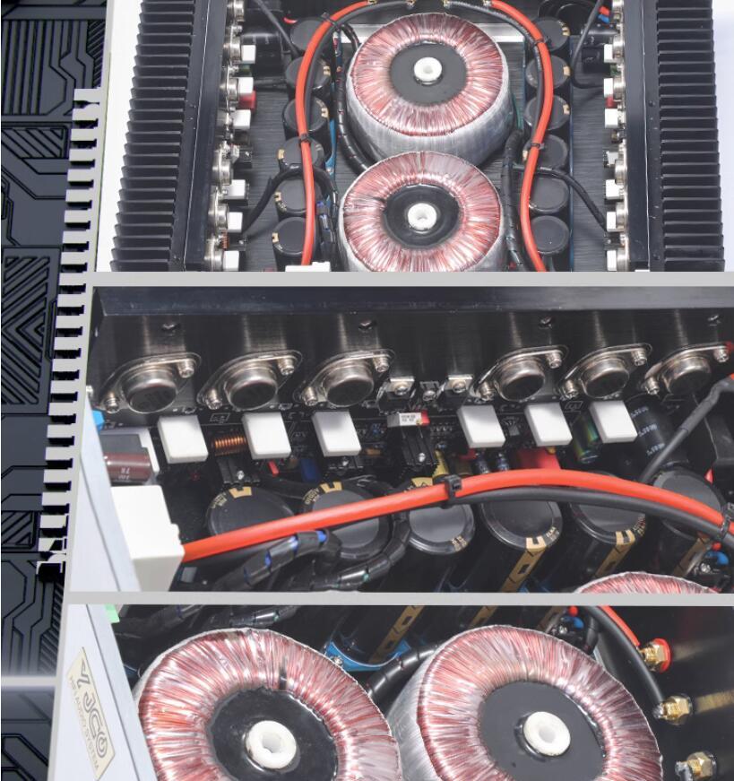 KSA50 Metal encapsulated transistor high-power HIFI class A 40W+40W stereo Amplifier