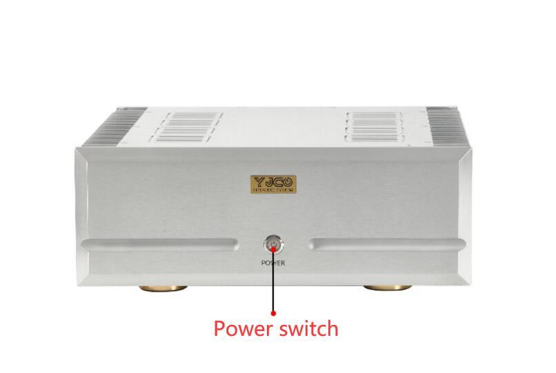 KSA100 Class A Metal encapsulated transistor HIFI High-power 100W*2 stereo amplifier dual transformer power supply
