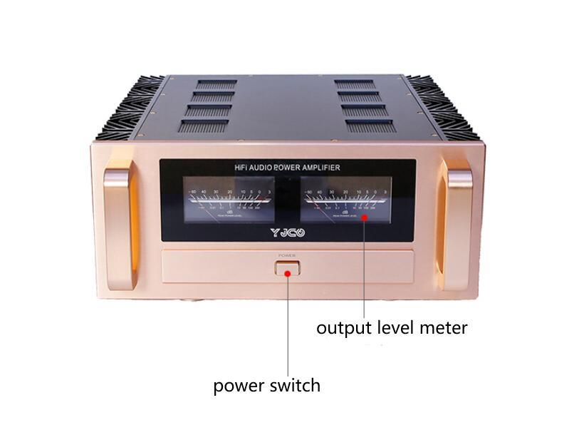 A65 Fully balanced pure Class A Metal encapsulated transistor 130W+130W HIFI amplifier Reference Accuphase circuit