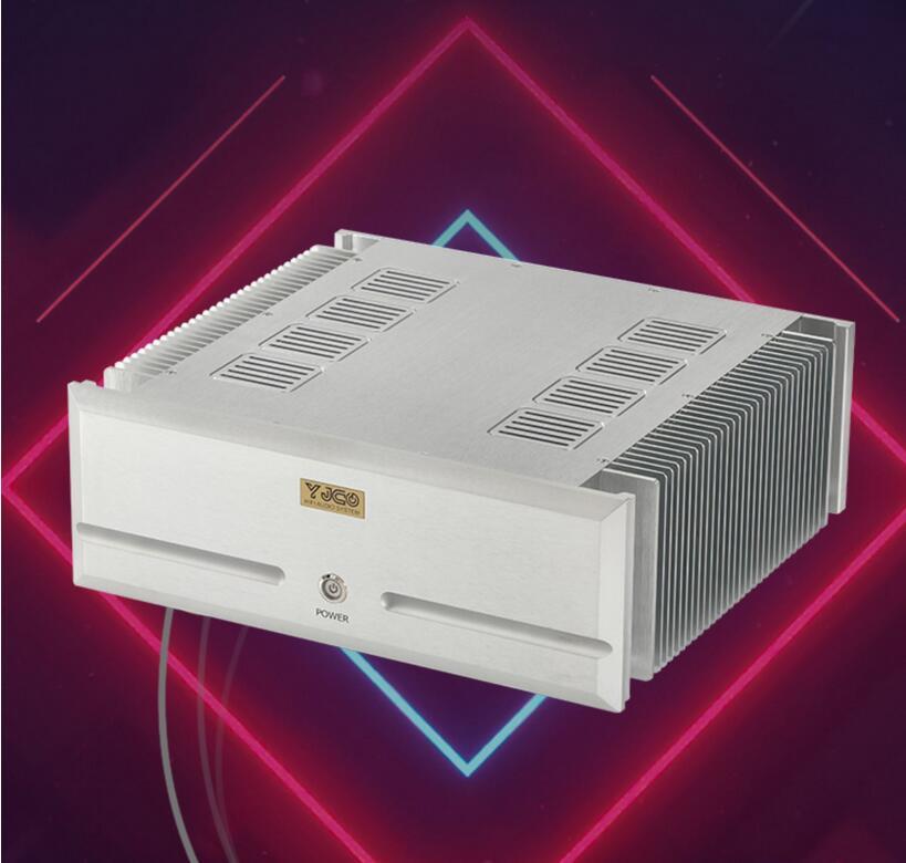 KSA100 Class A Metal encapsulated transistor HIFI High-power 100W*2 stereo amplifier dual transformer power supply