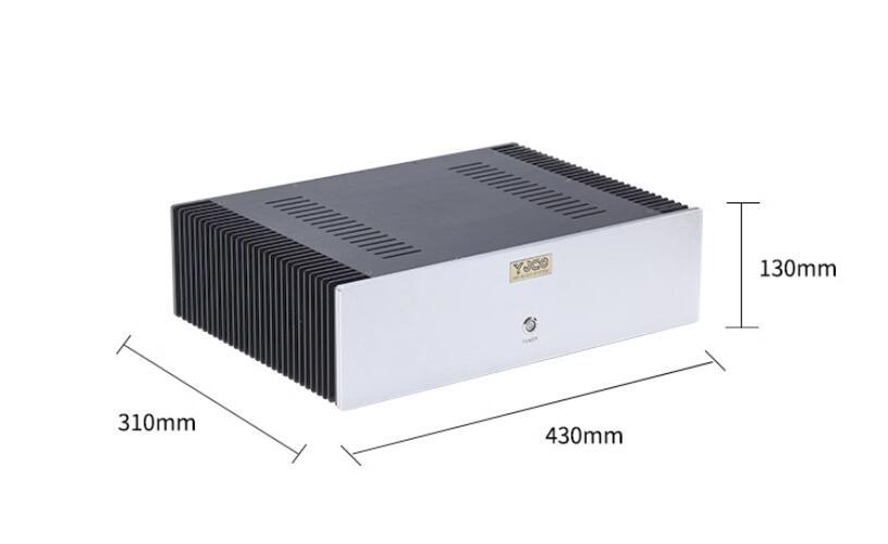 KSA50 Metal encapsulated transistor high-power HIFI class A 40W+40W stereo Amplifier