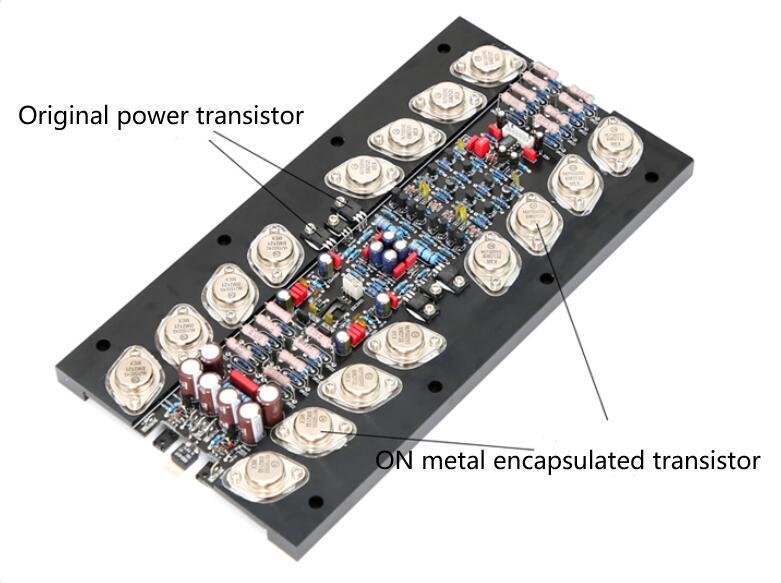 A65 Fully balanced pure Class A Metal encapsulated transistor 130W+130W HIFI amplifier Reference Accuphase circuit