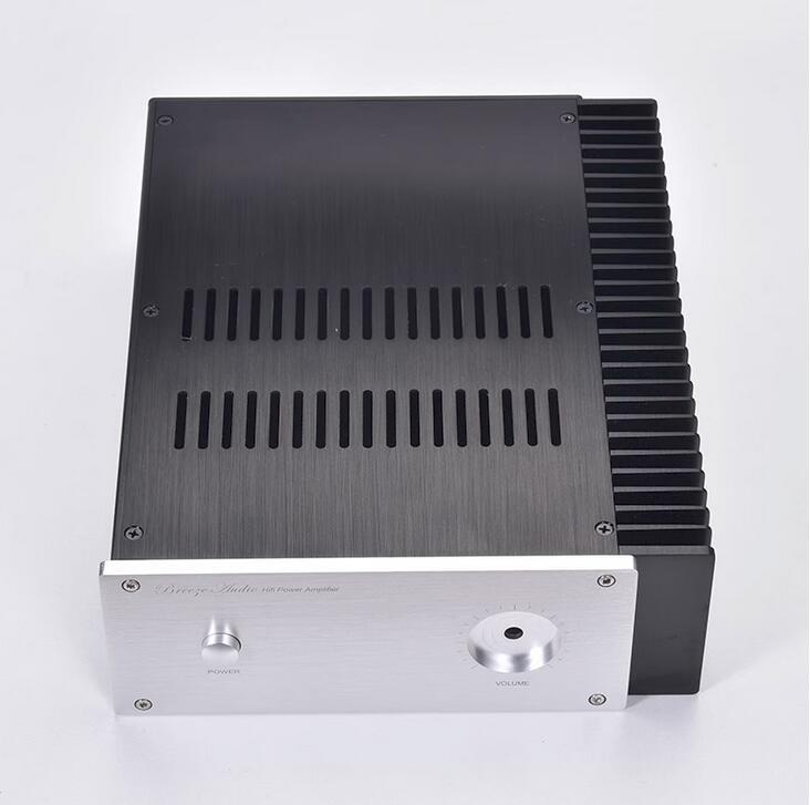 JC229 Aluminum Heat dissipation Chassis Audio Amplifier Chassis Preamplifier Case DIY Box Enclosure 269*90*311MM