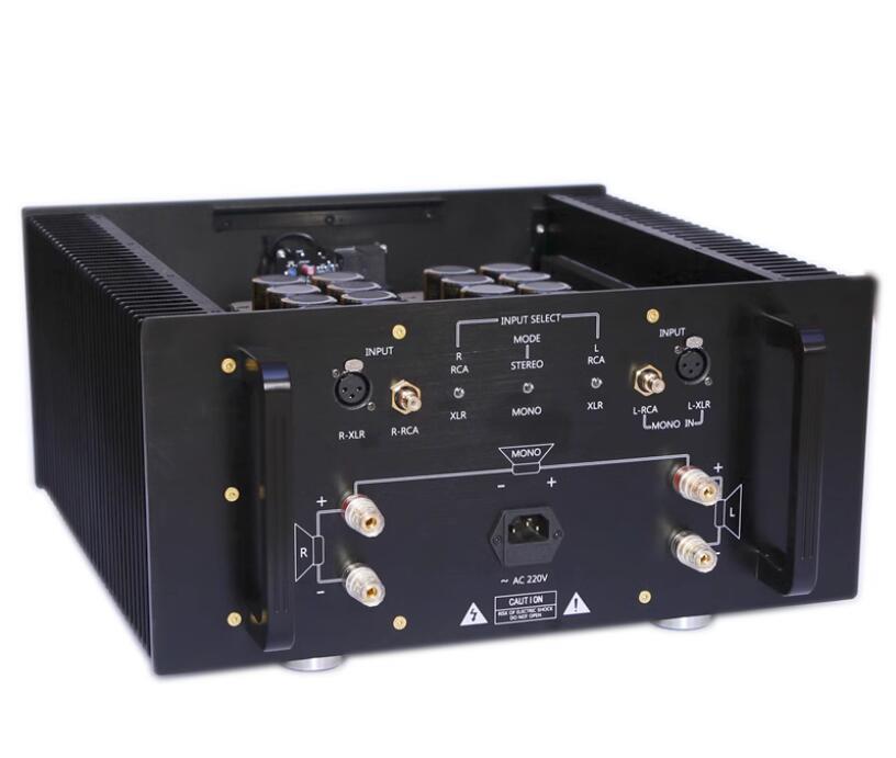 E505 HiFi Metal encapsulated transistor Class A balance 50W Hi End mono channel amplifier