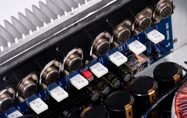 KSA100 Class A Metal encapsulated transistor HIFI High-power 100W*2 stereo amplifier dual transformer power supply