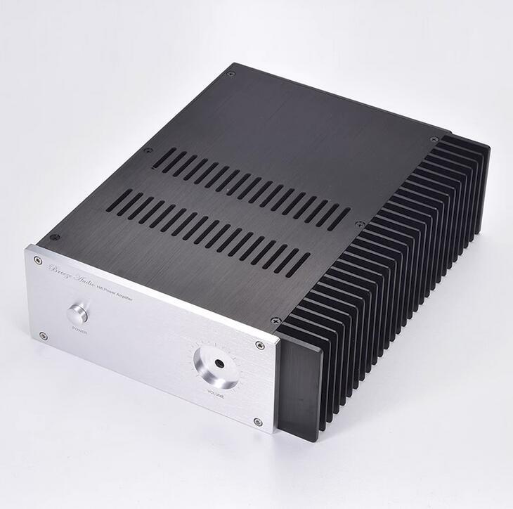 JC229 Aluminum Heat dissipation Chassis Audio Amplifier Chassis Preamplifier Case DIY Box Enclosure 269*90*311MM