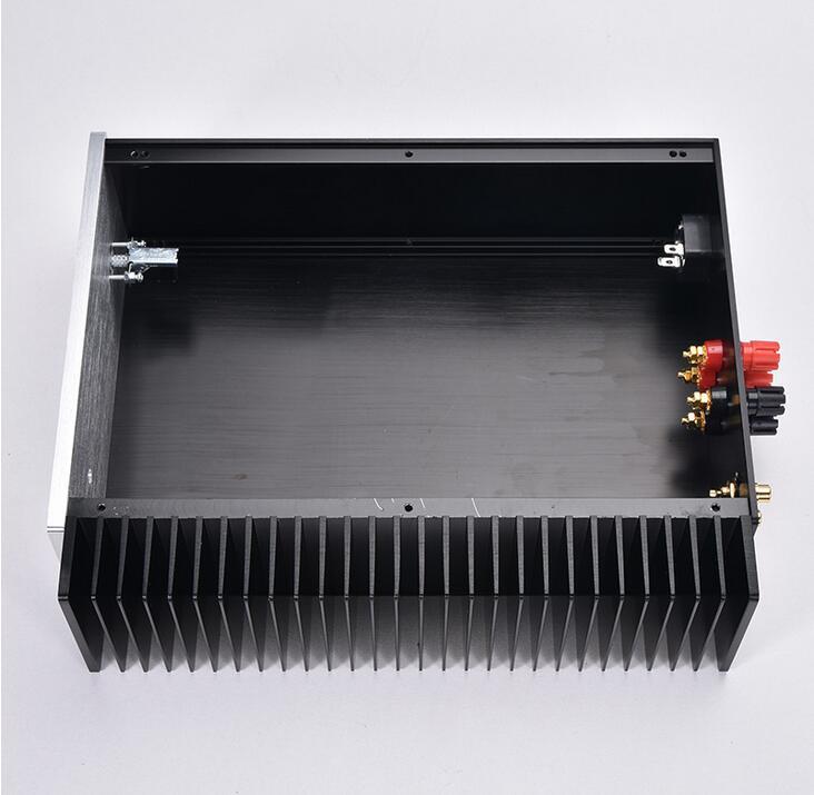 JC229 Aluminum Heat dissipation Chassis Audio Amplifier Chassis Preamplifier Case DIY Box Enclosure 269*90*311MM