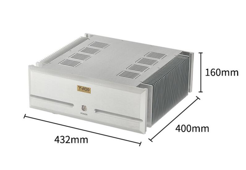 KSA100 Class A Metal encapsulated transistor HIFI High-power 100W*2 stereo amplifier dual transformer power supply