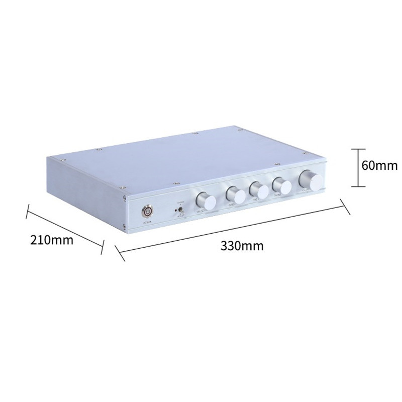 AM3 Class A Preamplifier HiFi 4 Input 1 Output Treble Bass Adjustment Home Audio Preamp