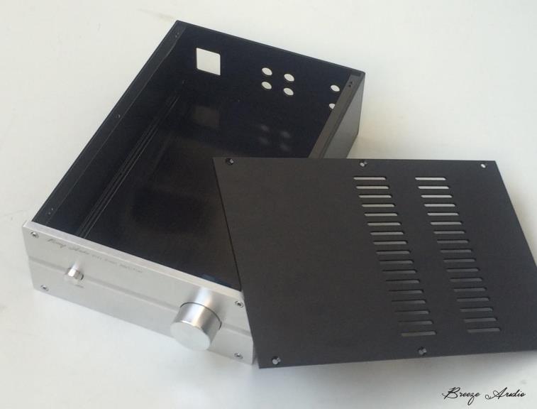 JC229N All Aluminum Power Amplifier Chassis Pre-Amp Enclosure Audio Amp Case DIY Box 220MM*90MM2311MM