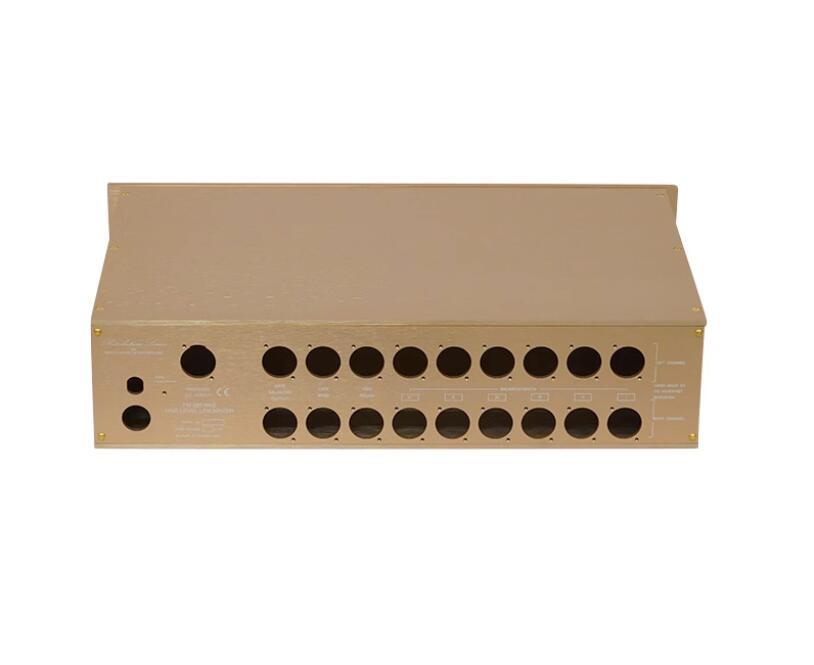 Reference FM Acoustics FM266 Golden All-Aluminum Power Amplifier Chassis Preamp Case DIY HiFi Box