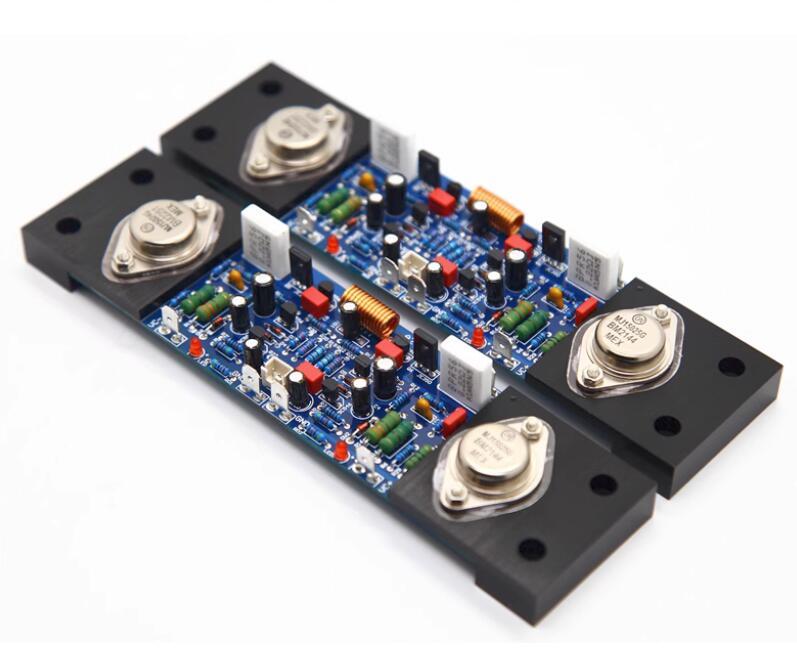 A20W HiFi pure class A 20W+20W power amplifier board with MJ15024 15025 refer to Musical Fidelity circuit