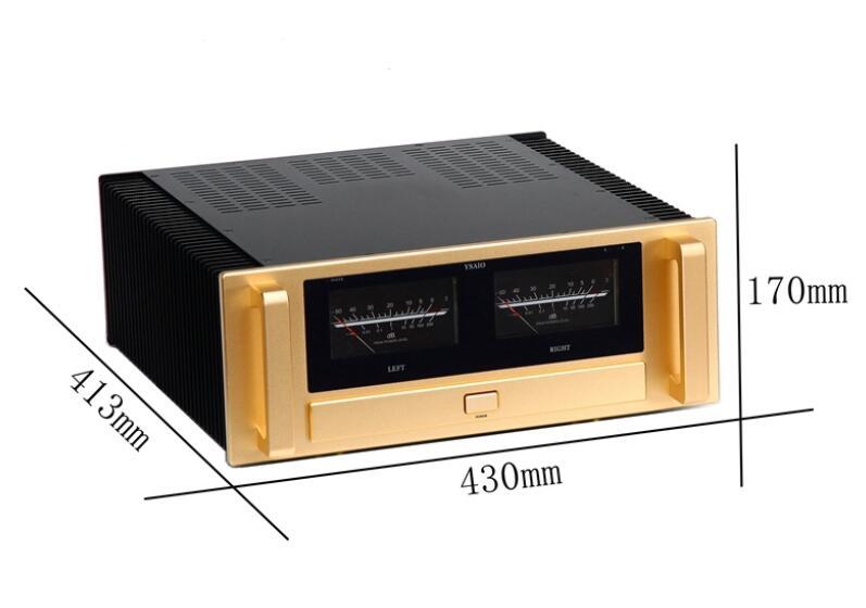 Finished A70 HiFi high-power Fully Balanced Metal encapsulated transistor 300W+300W stereo amplifier
