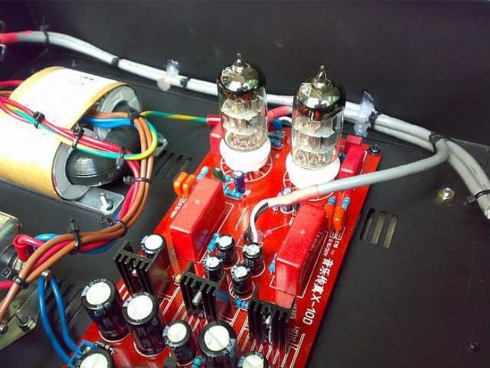 Improved version tube preamplifier Independent power filter base on Musical Fidelity X-10D circuit