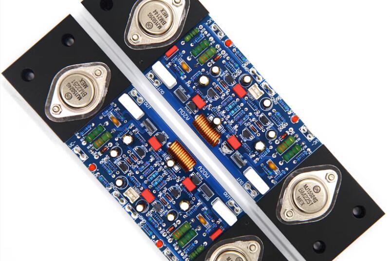 A20W HiFi pure class A 20W+20W power amplifier board with MJ15024 15025 refer to Musical Fidelity circuit