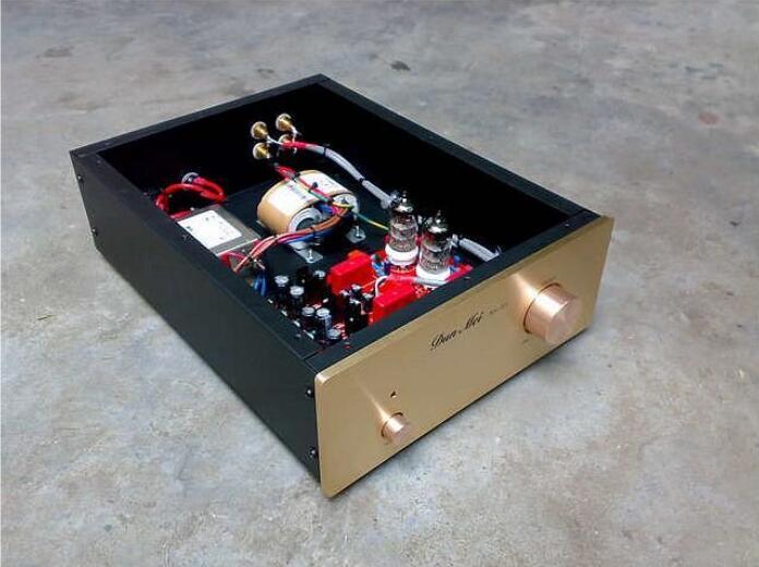 Improved version tube preamplifier Independent power filter base on Musical Fidelity X-10D circuit