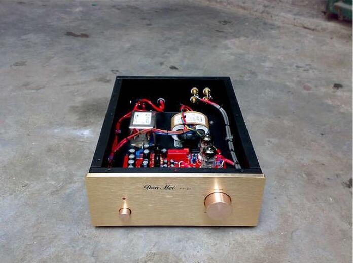 Improved version tube preamplifier Independent power filter base on Musical Fidelity X-10D circuit