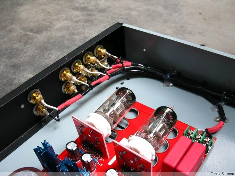 Classic SRPP circuit 6N11 HIFI Tube preamplifier (with 4 inputs) ALPS ...